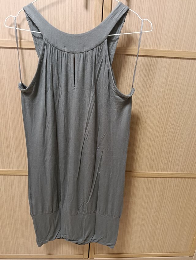 Top Chela gris con pedrería