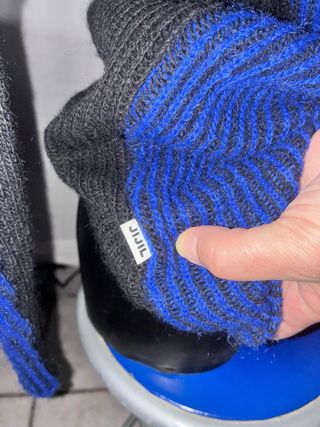 Maglione Jijil Bicolore Nero/Blu