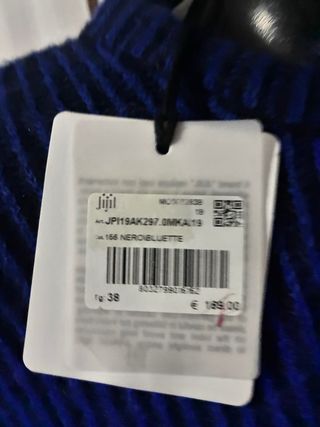 Maglione Jijil Bicolore Nero/Blu