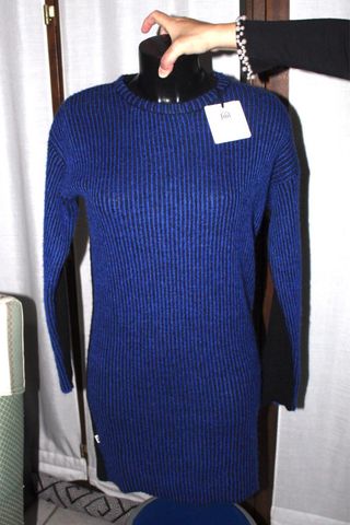 Maglione Jijil Bicolore Nero/Blu