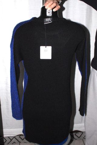 Maglione Jijil Bicolore Nero/Blu