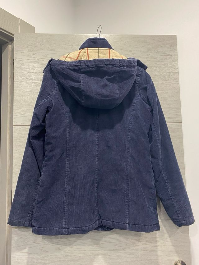 Parka Burberry Azul Marino
