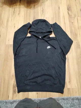 Felpa Nike con cappuccio nera
