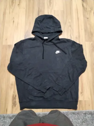 Felpa Nike con cappuccio nera