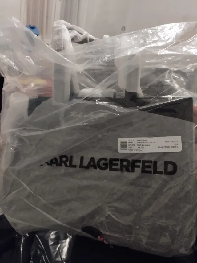 Bolso Karl Lagerfeld Negro Lentejuelas