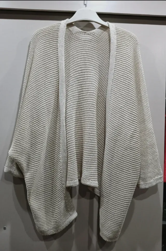 Cárdigan Hilo Beige Talla Única
