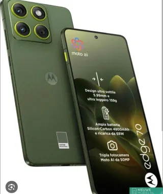 Motorola Edge 70 Verde + Regali + 512GB + 12GB