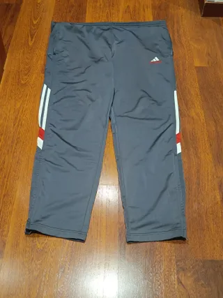 Pantalón Adidas Vintage Gris/Rojo