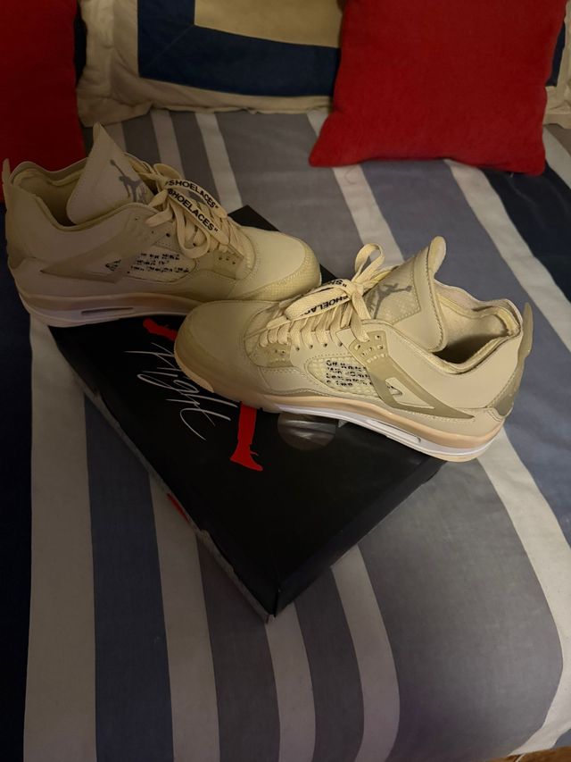 Air Jordan 4 Retro Off-White Beige