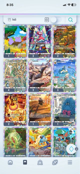 Cartas Pokémon Variadas