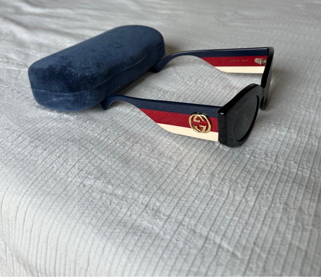Occhiali da sole Gucci donna neri e blu