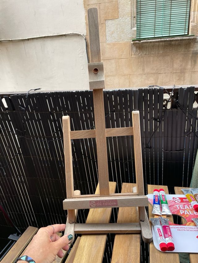 Set di acrilici + piccolo cavalletto