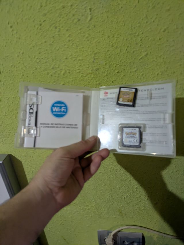 Nintendo DS con giochi e accessori