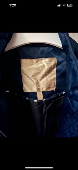 Cazadora Pedro del Hierro azul entretiempo