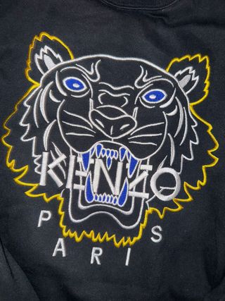 Sudadera Kenzo Tiger Negra