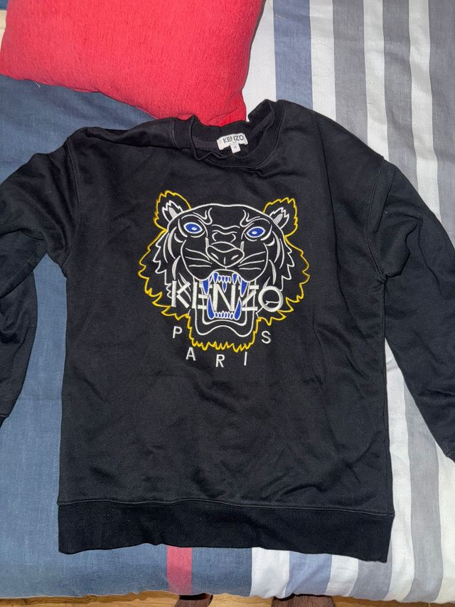 Sudadera Kenzo Tiger Negra