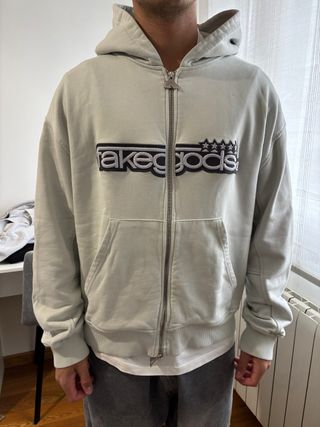 Sudadera Fakegods con cremallera y logo