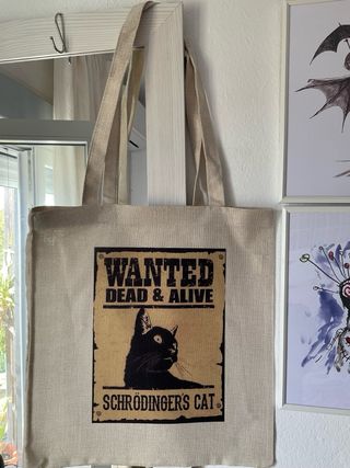 Bolso Tote Gato Schrödinger's Cat- solo envío