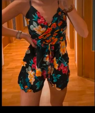 Mono corto Zara floral