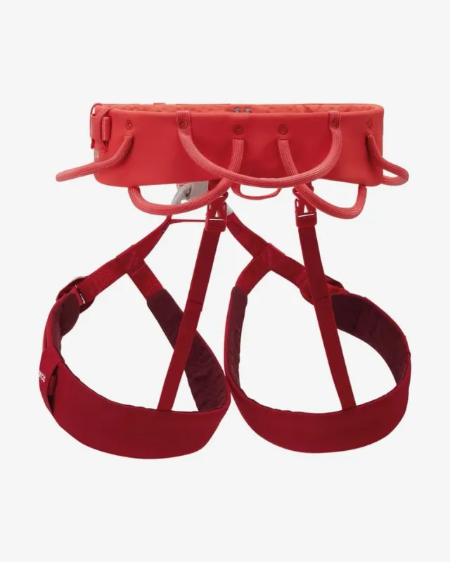 Arnés escalada mujer Petzl color coral talla M