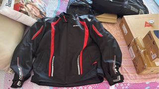 Chaqueta Moto R-Tech Negra y Roja