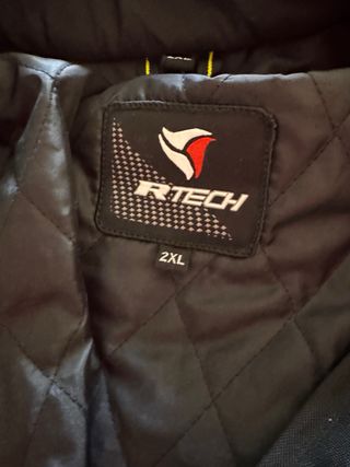 Chaqueta Moto R-Tech Negra y Roja