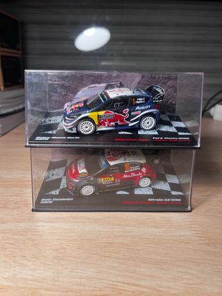 Miniaturas de coches de rally 1:43 (las 2 x 15€)