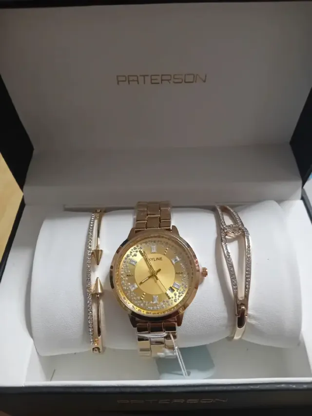 Reloj PATERSON Oro con Brazaletes