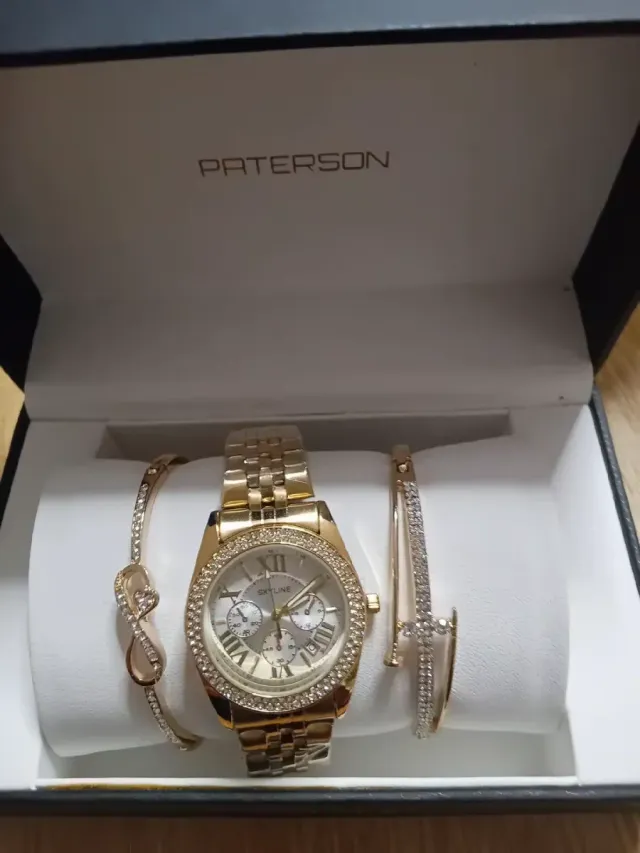Reloj PATERSON Oro con Brazaletes