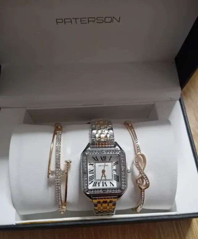 Reloj PATERSON Oro con Brazaletes