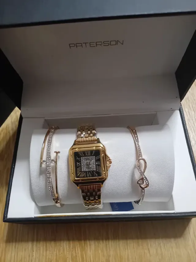 Reloj PATERSON Oro con Brazaletes