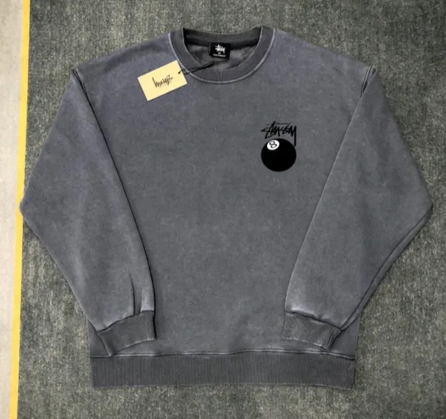 Sudadera Stussy 8 Ball Gris