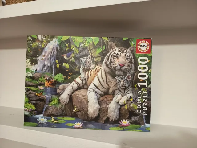 Puzzle Educa 1000 pezzi Tigre Bianco