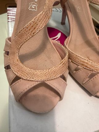 Scarpe Marypaz rosa con tacco da donna