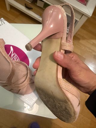 Scarpe Marypaz rosa con tacco da donna