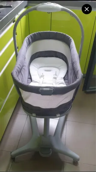 Moisés/Cuna/Hamaca/Silla/ Trona Bebé Hug 5 en 1