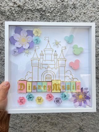 Quadro Disney Magic Carta Fiori Topolino