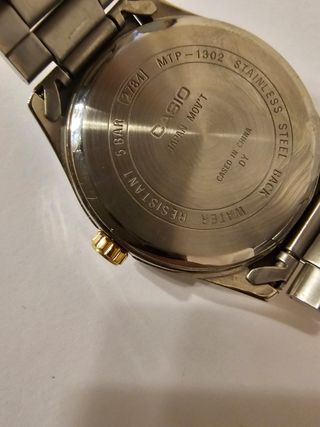 Orologio Casio Acciaio Dorato e Argentato