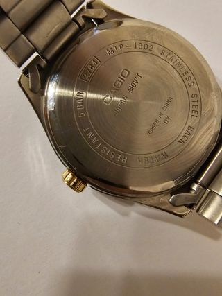 Orologio Casio Acciaio Dorato e Argentato