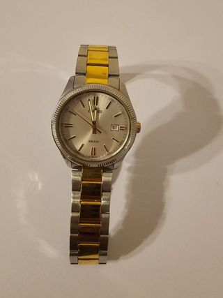 Orologio Casio Acciaio Dorato e Argentato