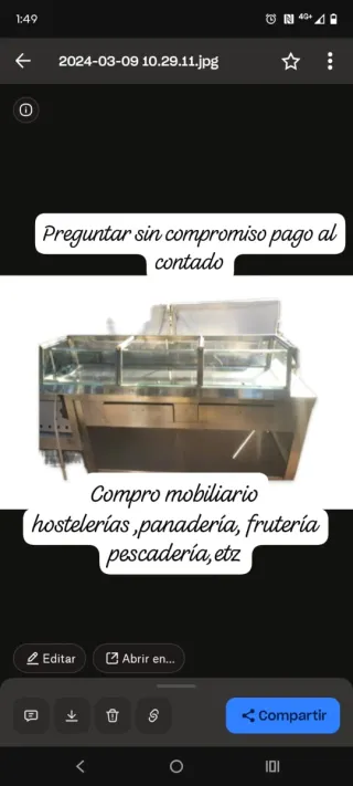 Mesa de cocina industrial acero inoxidable