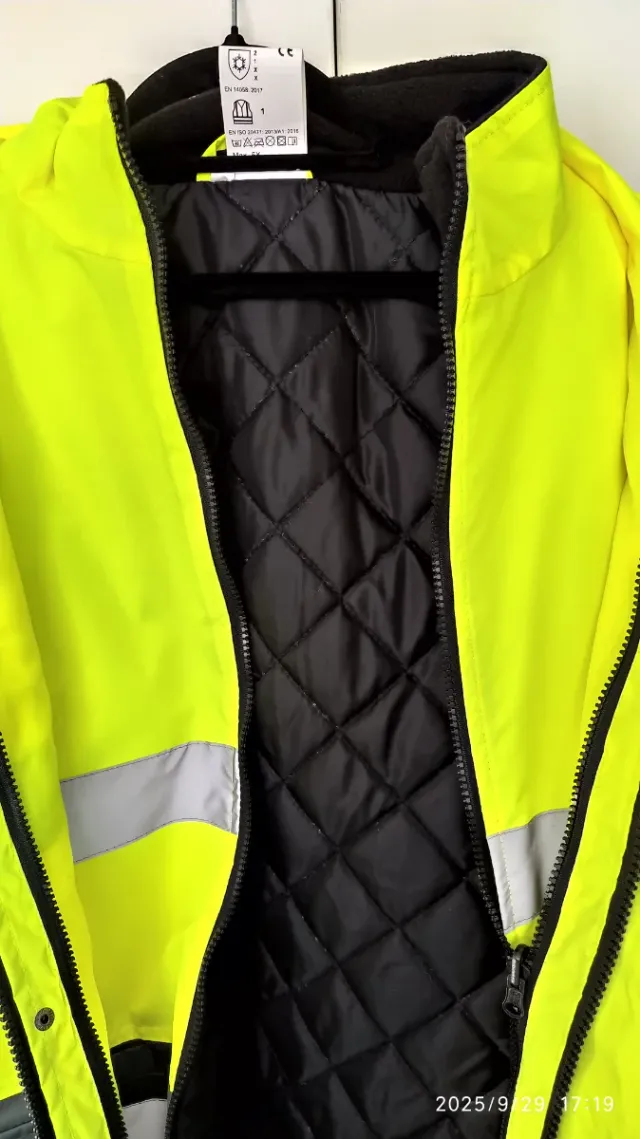 Parka Prima Grigio e Giallo