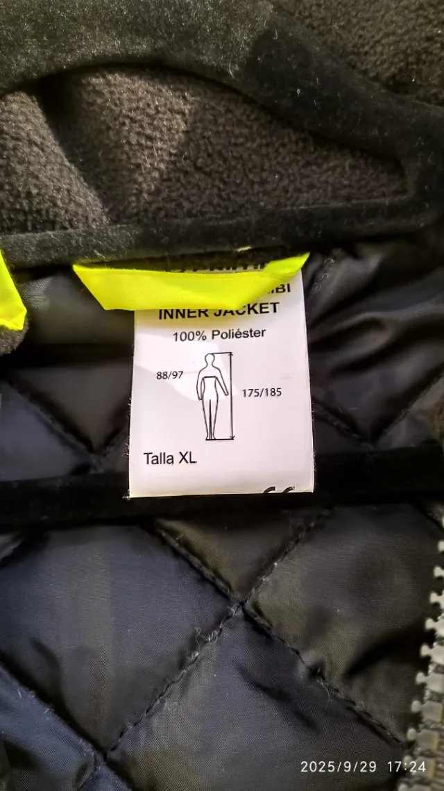 Parka Prima Grigio e Giallo