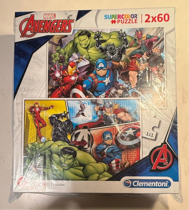 2 Puzzles Avengers Clementoni 60 Piezas