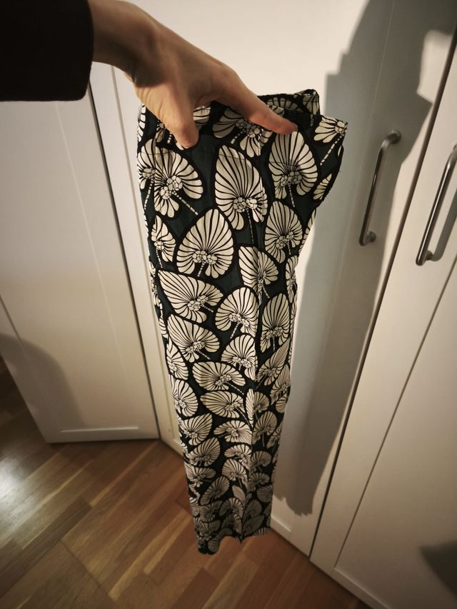 Pantalón Bimba Lola estampado verde T.36