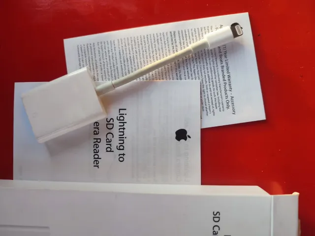 Adattatore Lightning Lettore SD Card Camera