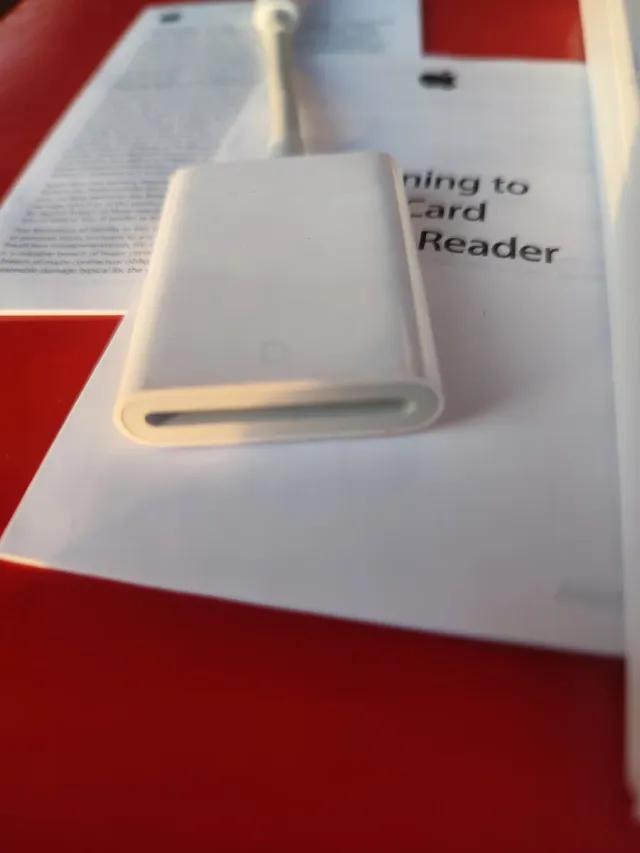 Adattatore Lightning Lettore SD Card Camera