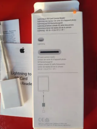 Adattatore Lightning Lettore SD Card Camera