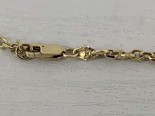 cadena oro 18k 26.5cm