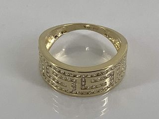 anillo oro 18k con piedra con circonita